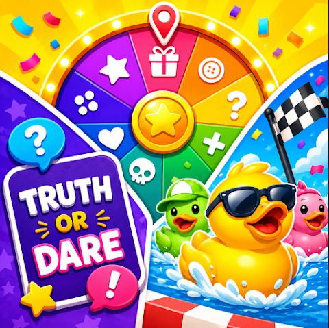 SpinWin Wheel app — Spin the Wheel, Truth or Dare, and Duck Race